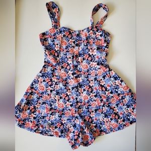 Forever 21 Floral Romper
